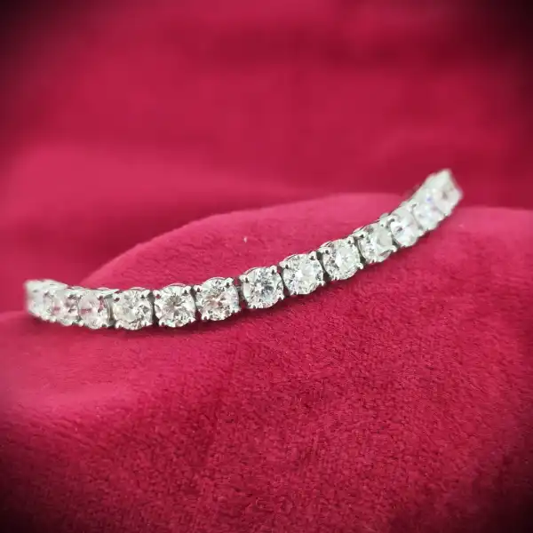 13ct Diamond Tennis Bracelet in 18ct White Gold