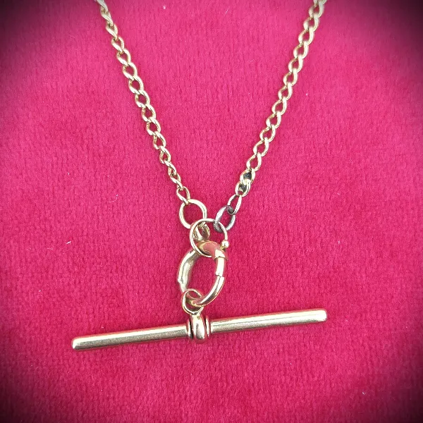 Antique 18ct Yellow Gold & Platinum Watch ChainSRB