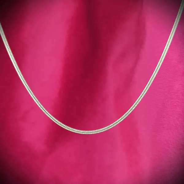 18ct Yellow Gold Herringbone Chain - 16 Inches