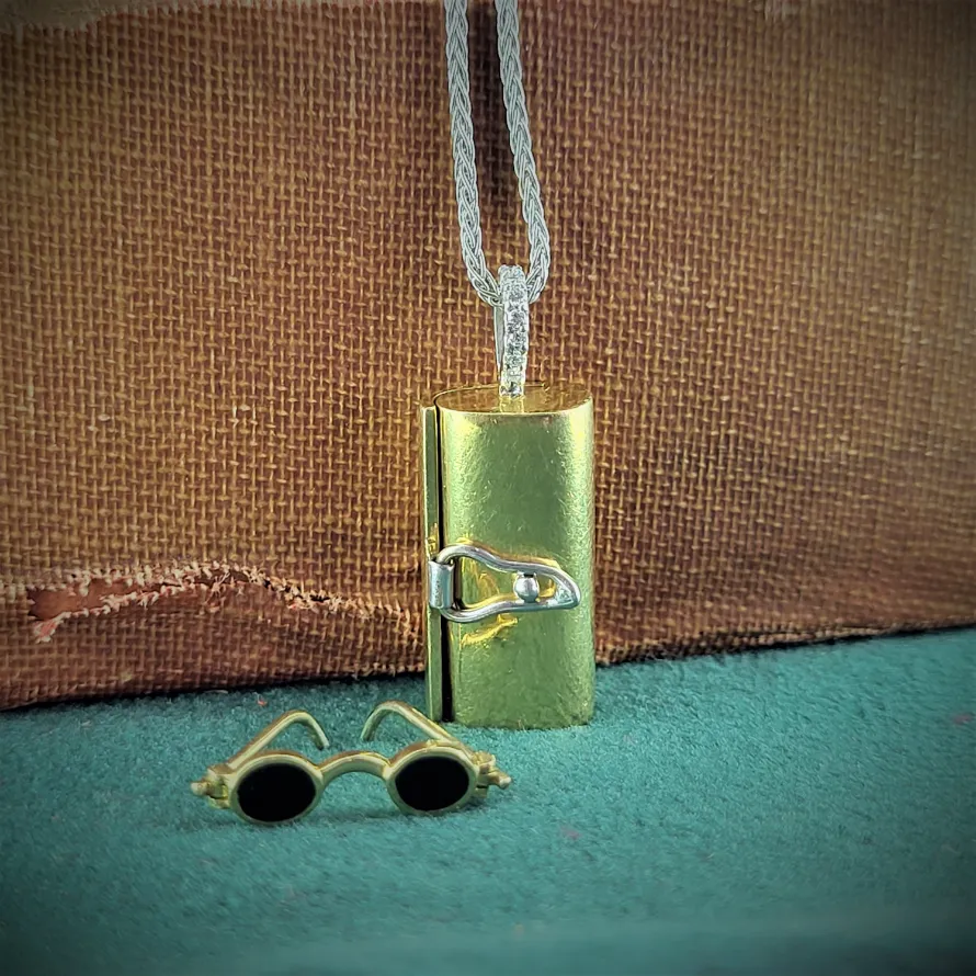 Love Is Blind Charm with Glasses